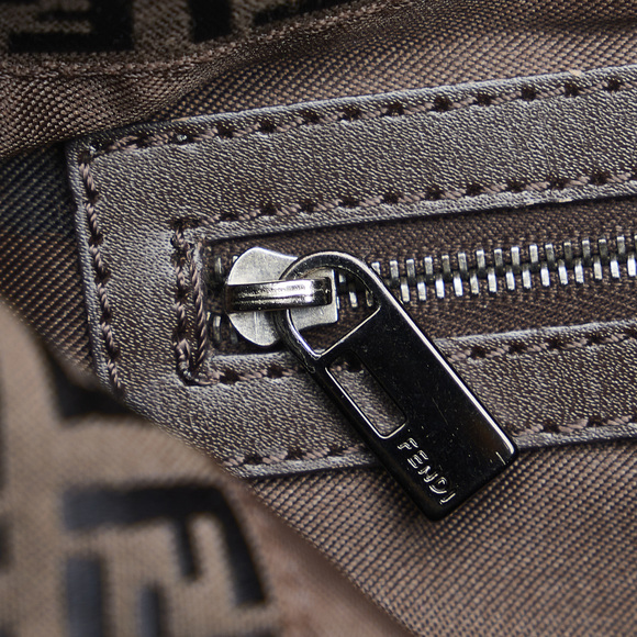 FENDI Zucchino Mamma Forever Shoulder Bag - Picture 8 of 9